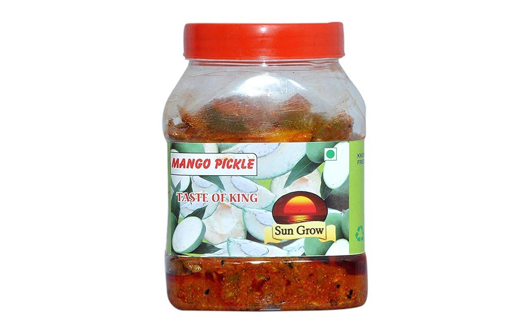 Sun Grow Mango Pickle    Plastic Jar  1 kilogram